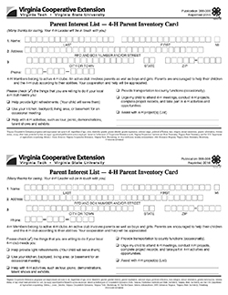 Cover, Parent Interest List JPG