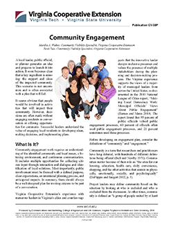 Cover, Community Engagement