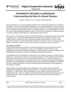 cover, Understanding the Role of a Board Member