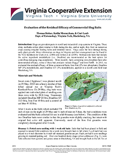 JPG, Evaluation of the Residual Efficacy of Commercial Slug Baits