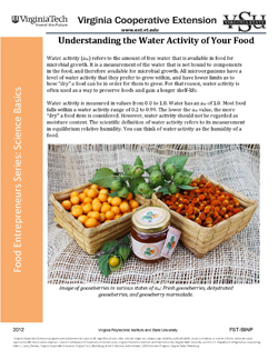 Cover, Understanding the Water Activity of Your Food JPG
