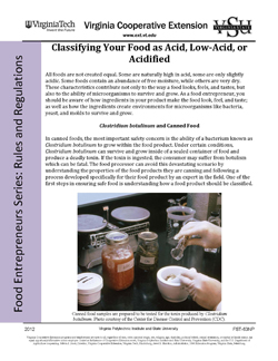 Cover, Classifying Your Food as Acid, Low-Acid, or Acidified JPG