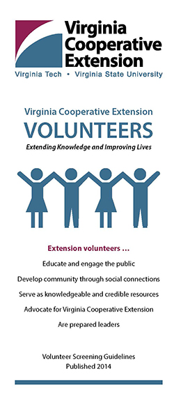 Cover, Volunteer brochure