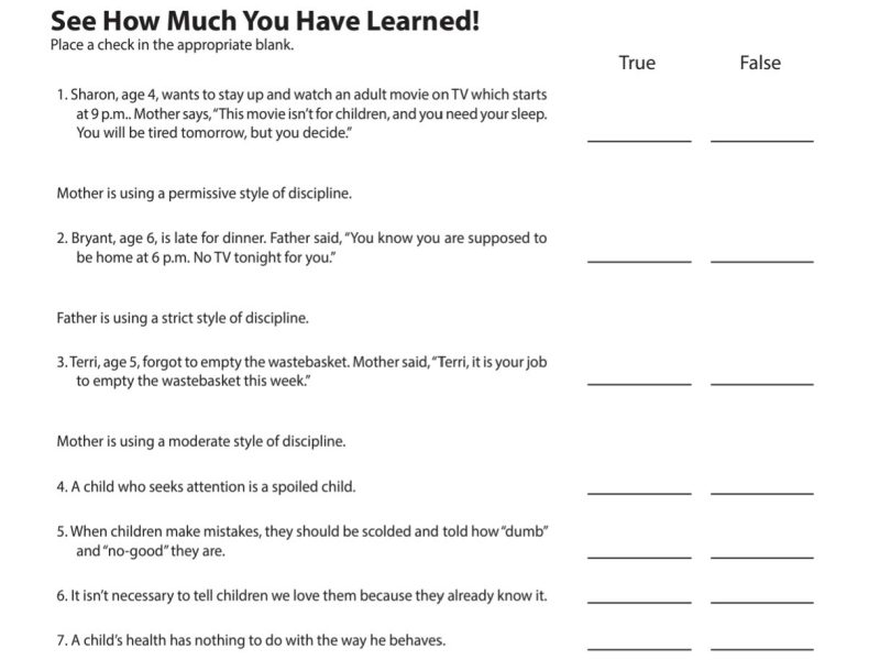 See How Much You Have Learned questions