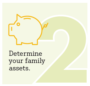 Step2. Determine your family assets.