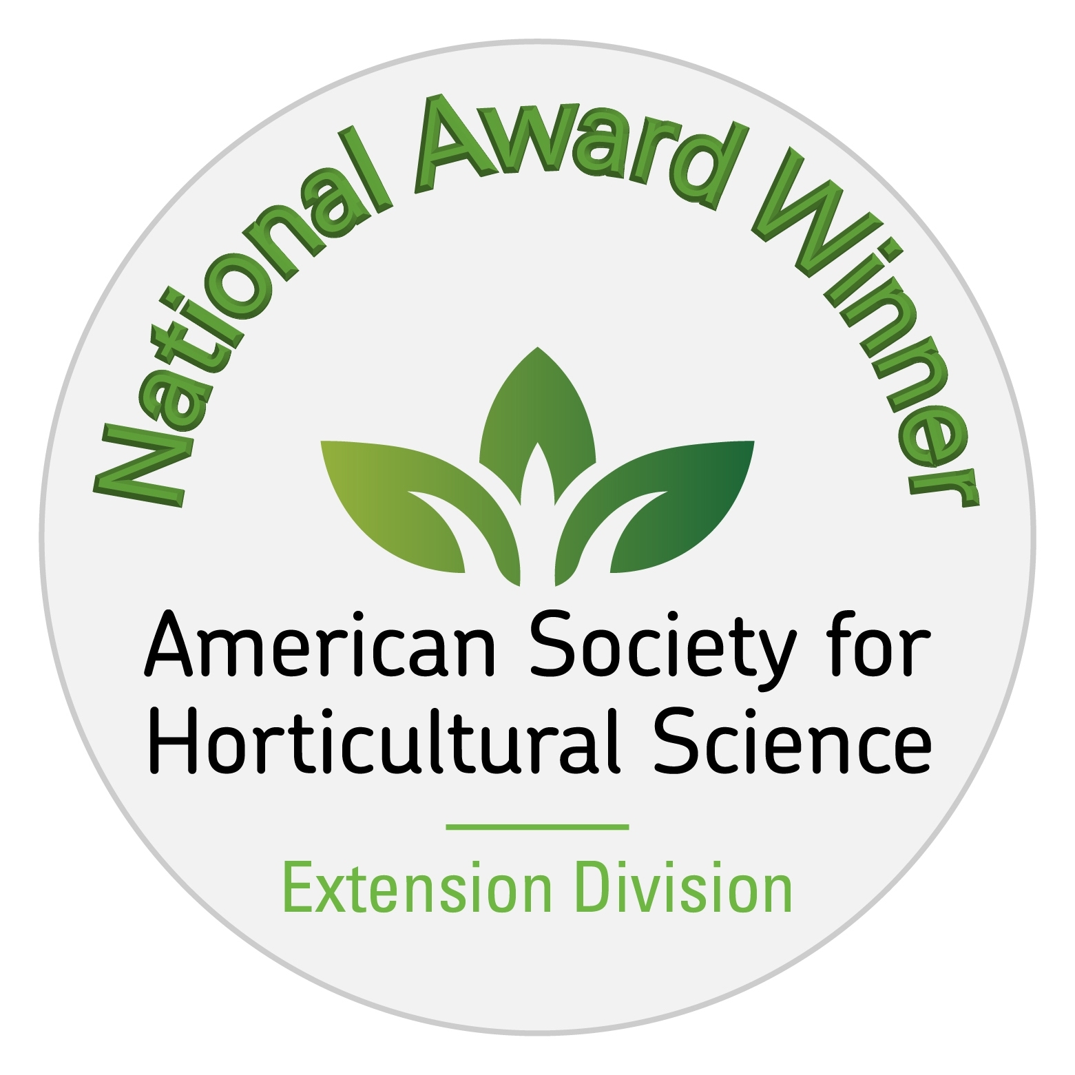 National Award Winner: American Society for Horticultural Science Badge